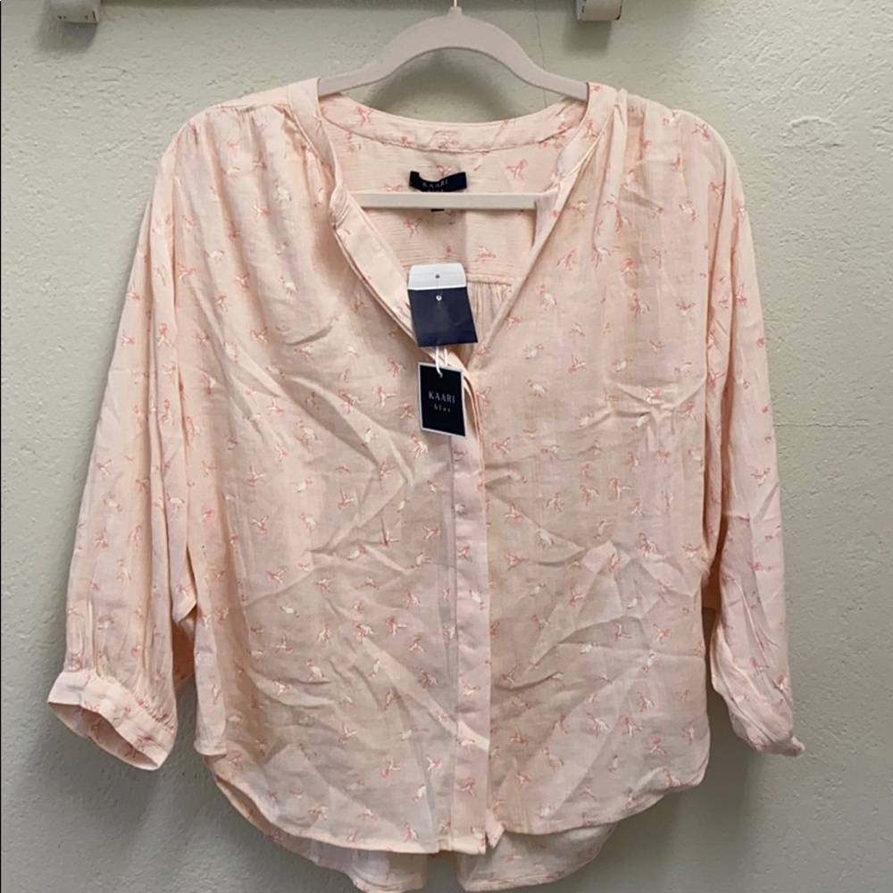 Kaari blue blouse